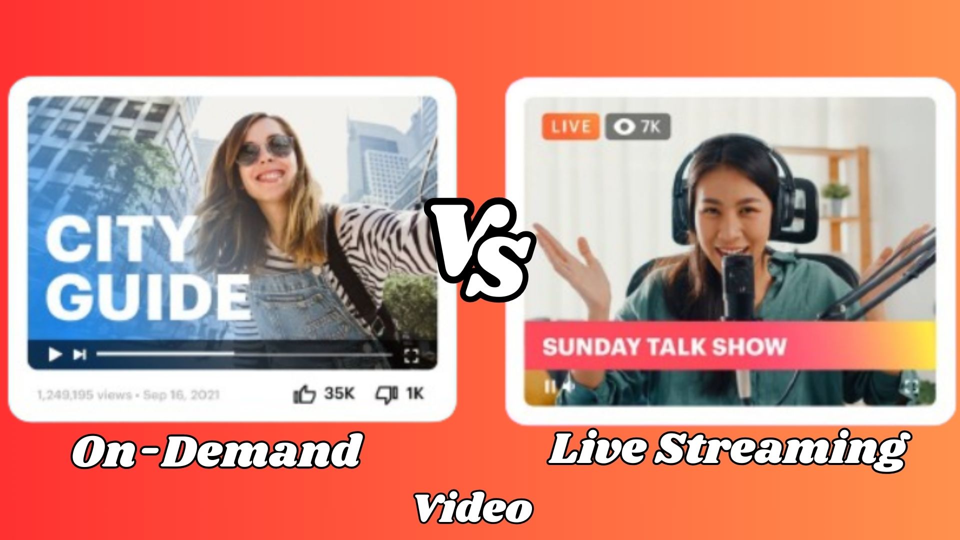 On-Demand Video vs Live Streaming