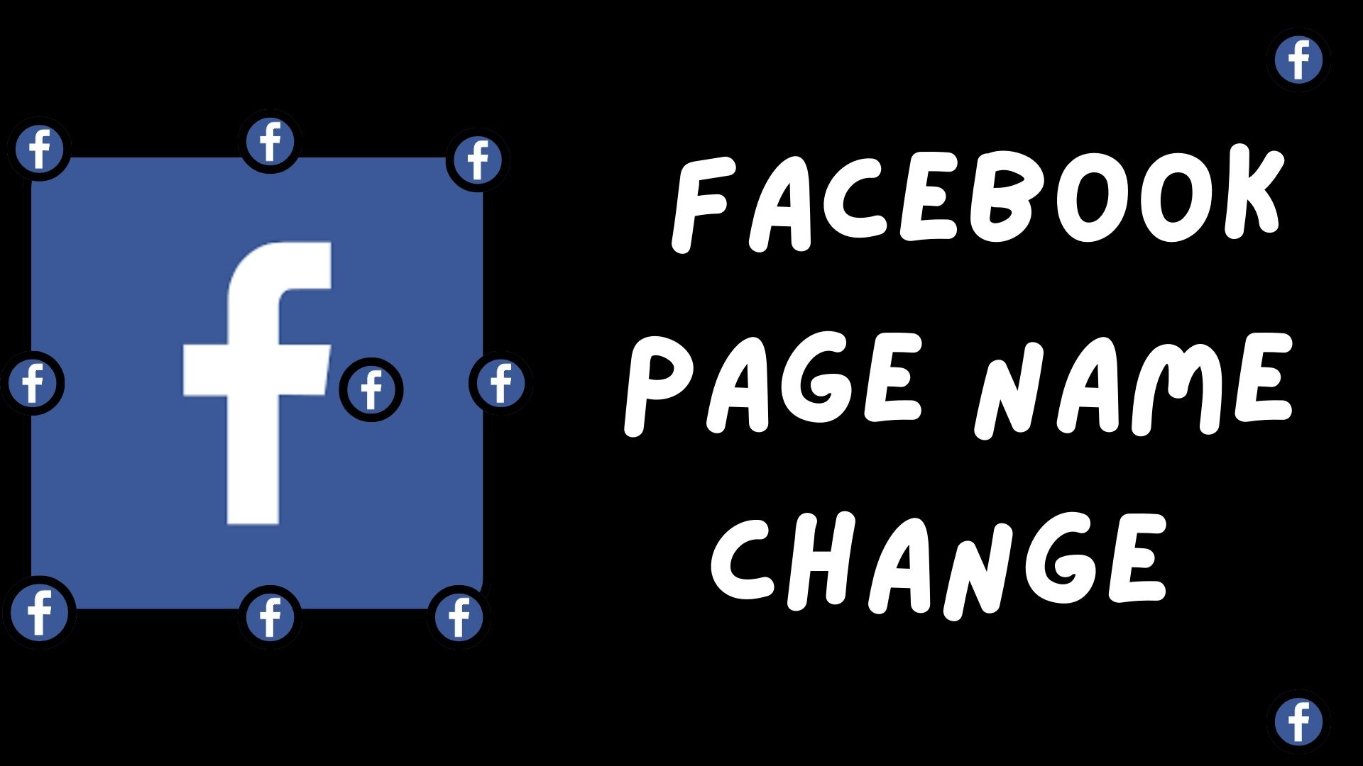 facebook page name change